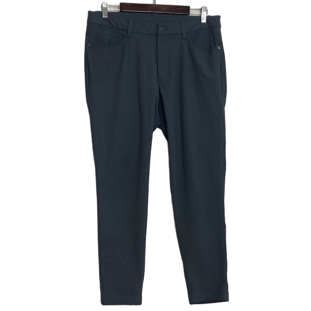 Lululemon ABC Pants Mens 32 x 27 Gray Warpstreme 5 Pocket Slim Fit Chino